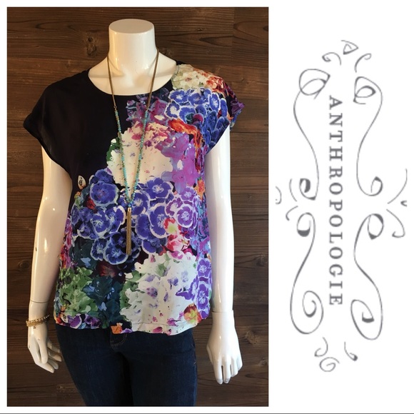 Anthropologie Tops - Maeve Floral Tee